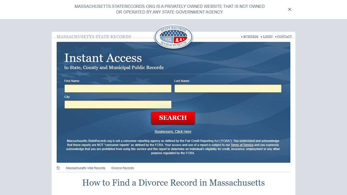 How to Find a Divorce Record in Massachusetts
